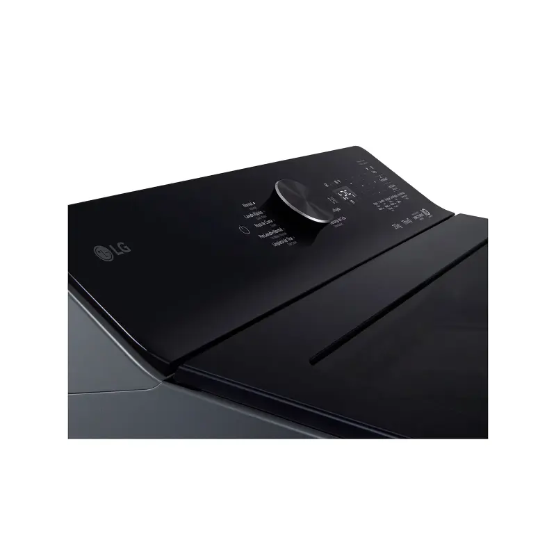 LAVADORA DE CARGA SUPERIOR LG AI DD SMART INVERTER 25 KG ACERO NEGRO WT25PBTX6